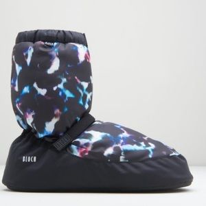 Bloch Warm Up Booties Black Tie Dye